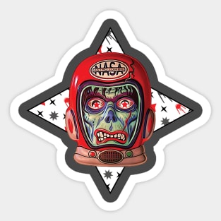 Astrozombie mask Sticker